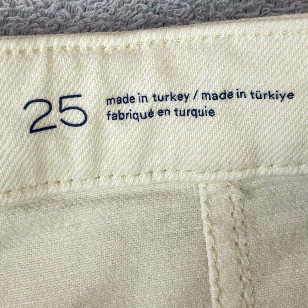 Pilcro Hemp / Cotton Baggy Pants Women’s 25 Cream / Off White Ankle Length - Picture 7 of 16